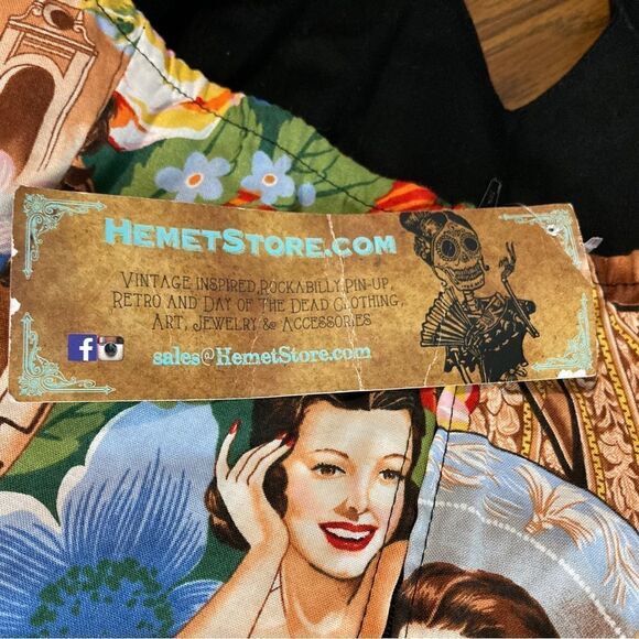 NWT Hemet Chic Sleeveless Dress Size XL 100% Cotton - Picture 7 of 10